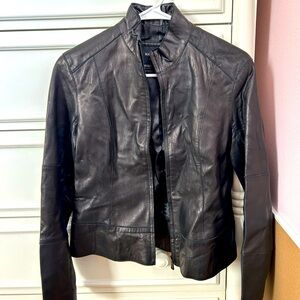 Marc New York Black Leather Jacket